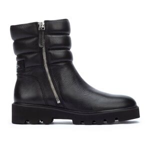 Pikolinos Salamanca Women’s Black Leather Zip Up Boots Sz 37 (6.5-7 US)